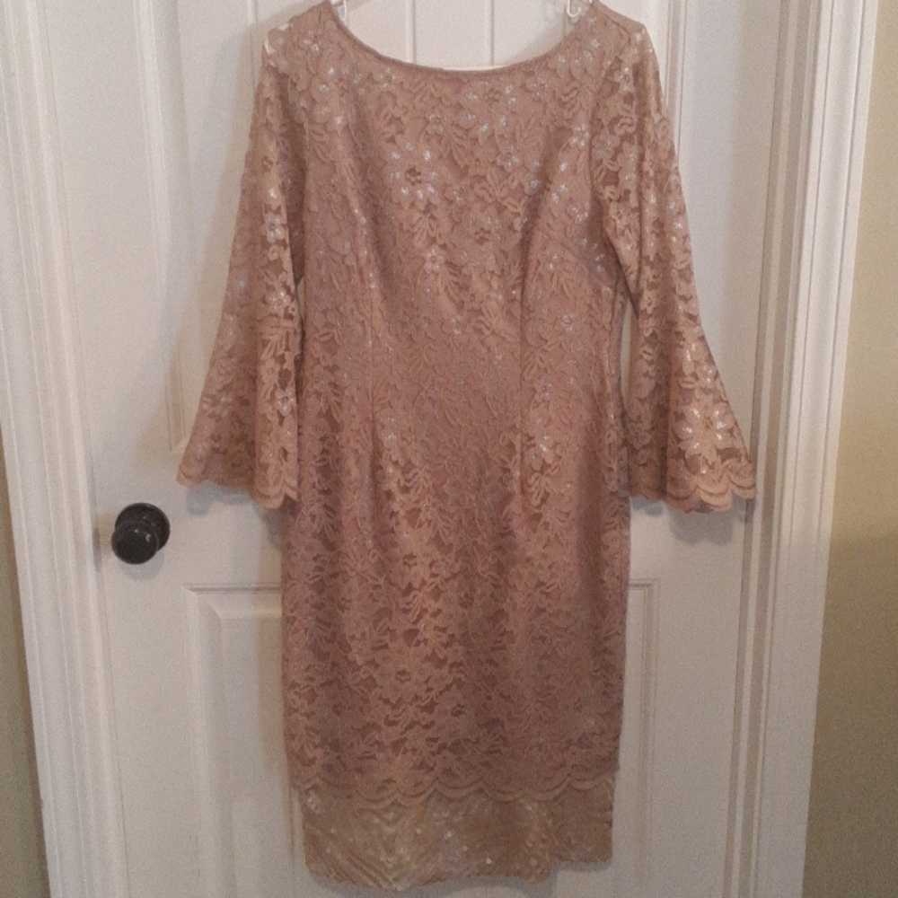 Jessica Howard Brand / Misses Lace Dress / Mauve